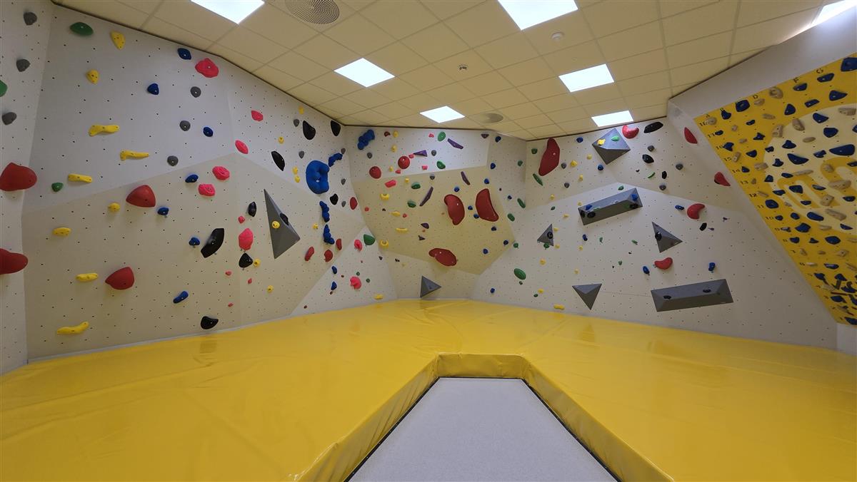 Buldrerommet i Pillargurihallen - Klikk for stort bilde